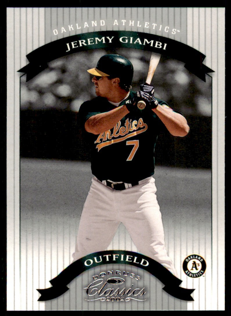 2002 DONRUSS CLASSICS JEREMY GIAMBI* OAKLAND ATHLETICS #62