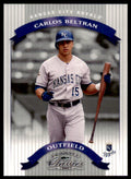 2002 DONRUSS CLASSICS CARLOS BELTRAN KANSAS CITY ROYALS #89