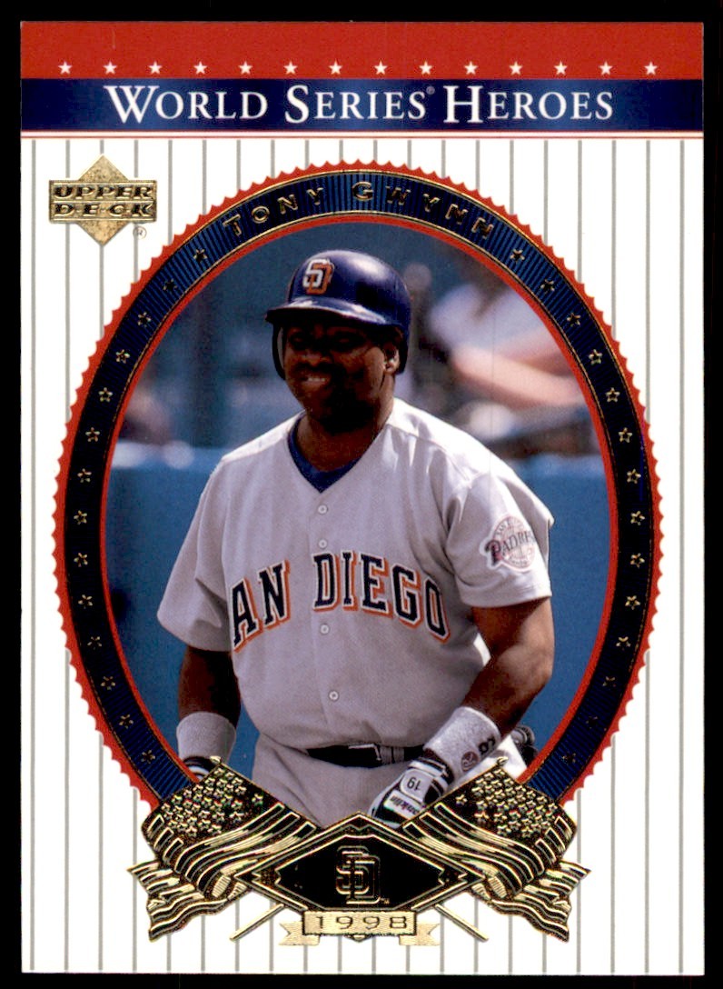 2002 UPPER DECK WORLD SERIES HEROES TONY GWYNN SAN DIEGO PADRES #57