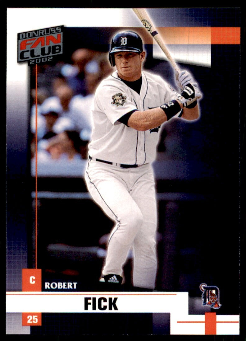 2002 DONRUSS FAN CLUB ROBERT FICK DETROIT TIGERS #49