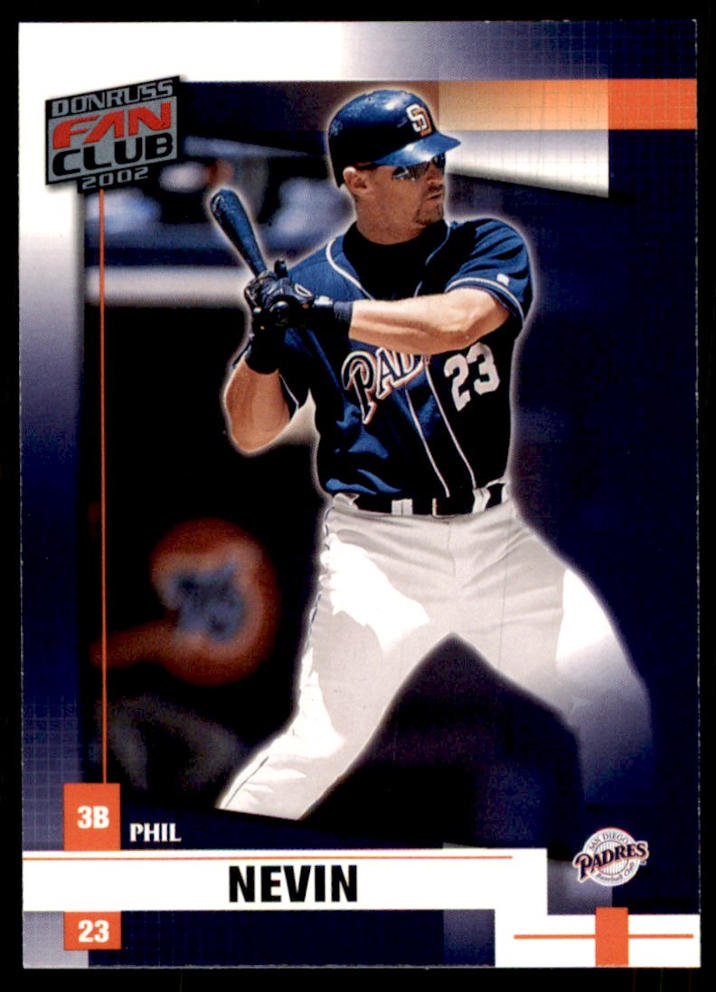 2002 DONRUSS FAN CLUB PHIL NEVIN SAN DIEGO PADRES #55