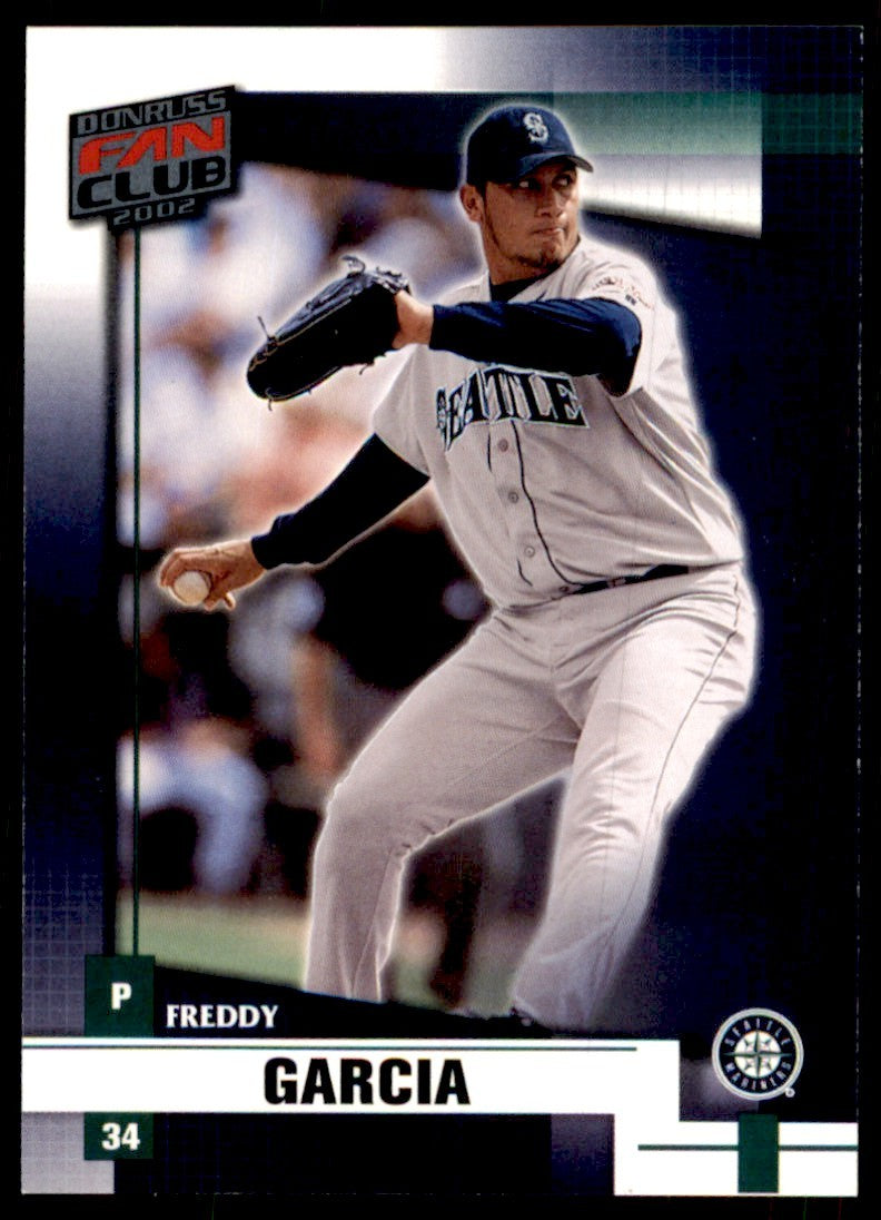 2002 DONRUSS FAN CLUB FREDDY GARCIA SEATTLE MARINERS #71