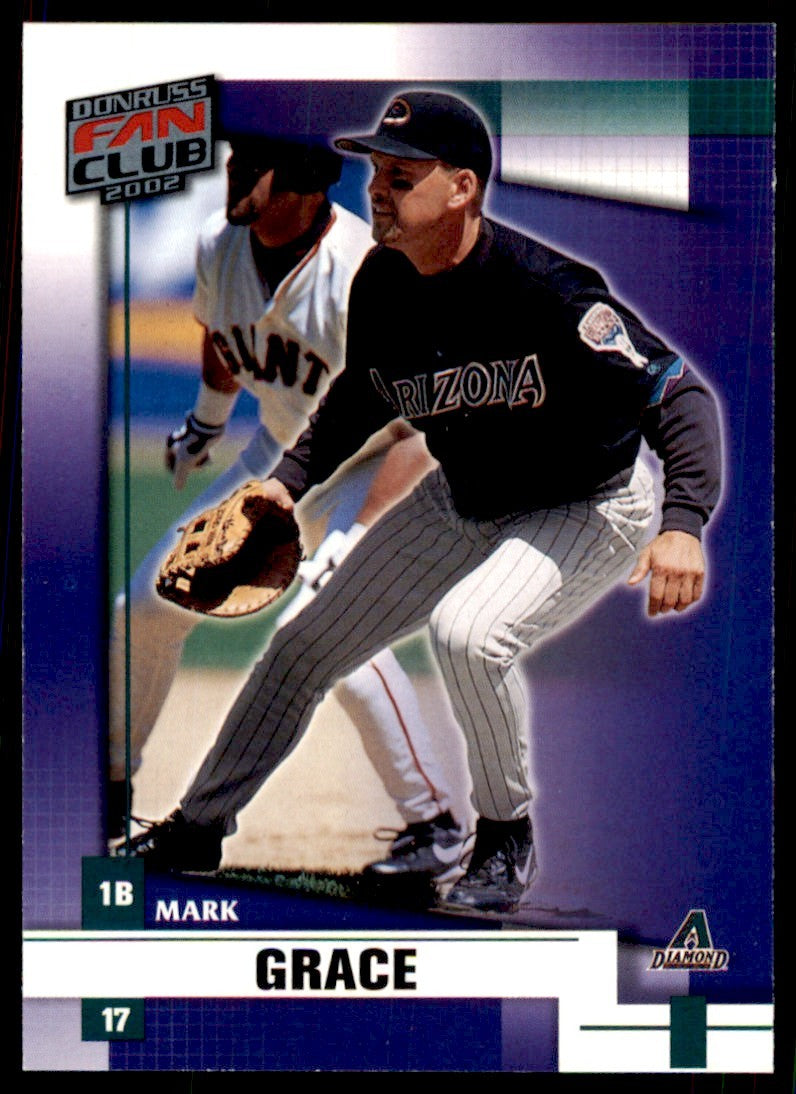 2002 Donruss Fan Club Mark Grace Arizona Diamondbacks #39
