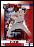 2002 DONRUSS FAN CLUB ROBERT PERSON PHILADELPHIA PHILLIES #109