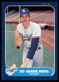 1986 FLEER UPDATE ED VANDE BERG LOS ANGELES DODGERS #U-121