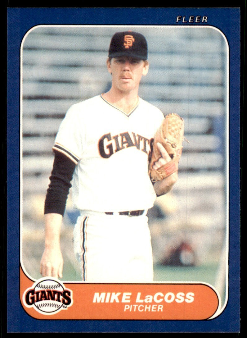 1986 FLEER UPDATE MIKE LACOSS SAN FRANCISCO GIANTS #U-62