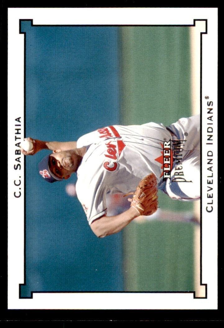 2002 FLEER PREMIUM CC SABATHIA CLEVELAND INDIANS #67