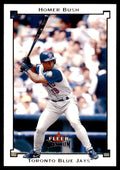 2002 FLEER PREMIUM HOMER BUSH TORONTO BLUE JAYS #96