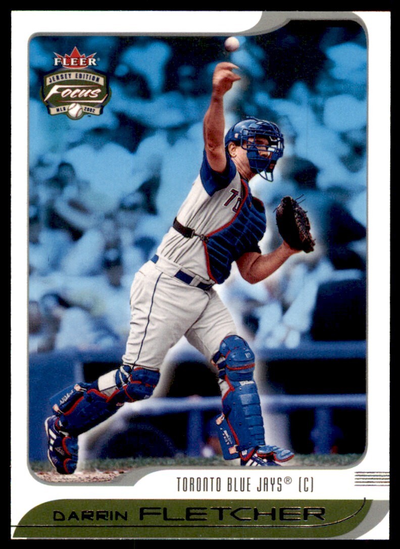 2002 FLEER FOCUS DARRIN FLETCHER  TORONTO BLUE JAYS #26