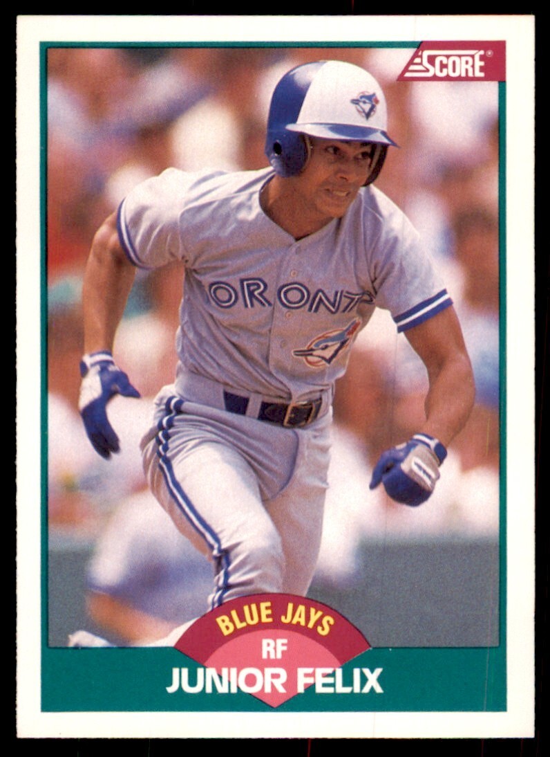 1989 SCORE TRADED. JUNIOR FELIX TORONTO BLUE JAYS #83T