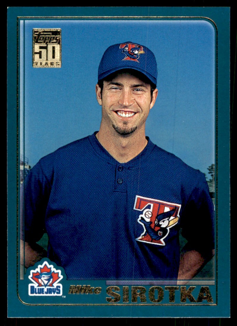 2001 TOPPS TRADED ROOKIES MIKE SIROTKA TORONTO BLUE JAYS #T30