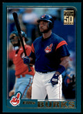 2001 TOPPS TRADED ROOKIES ELLIS BURKS CLEVELAND INDIANS #T7