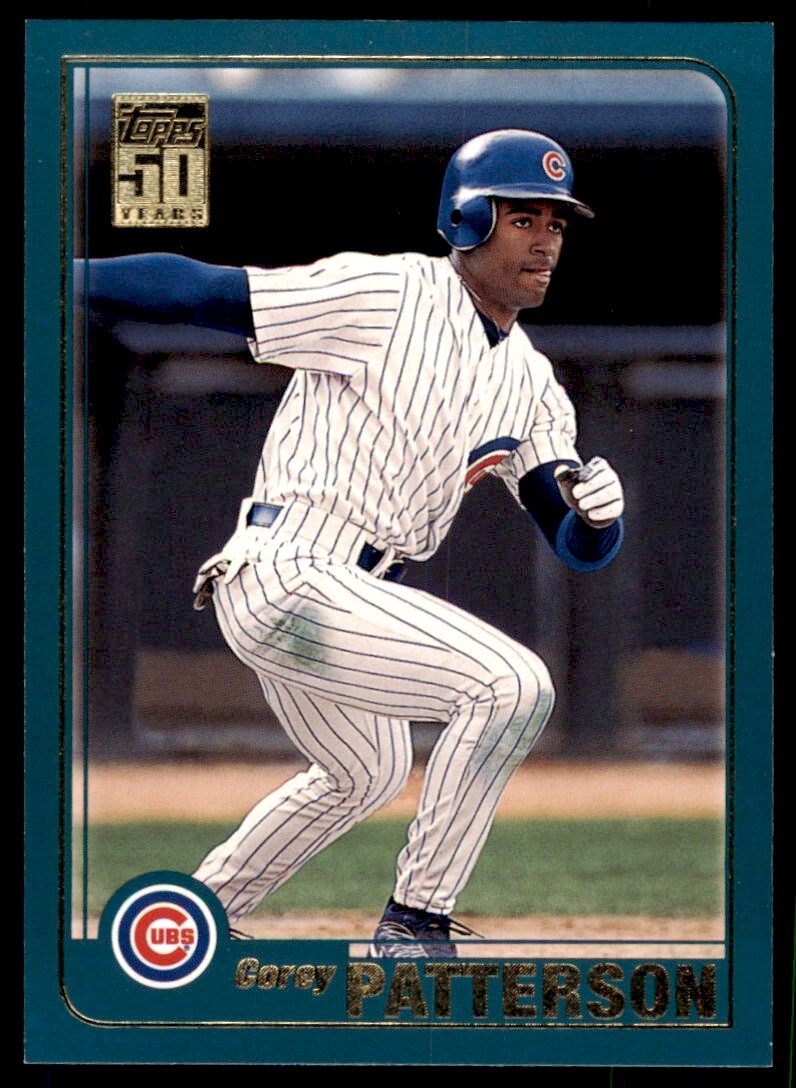 2001 TOPPS TRADED ROOKIES COREY PATTERSON CHICAGO CUBS #T186