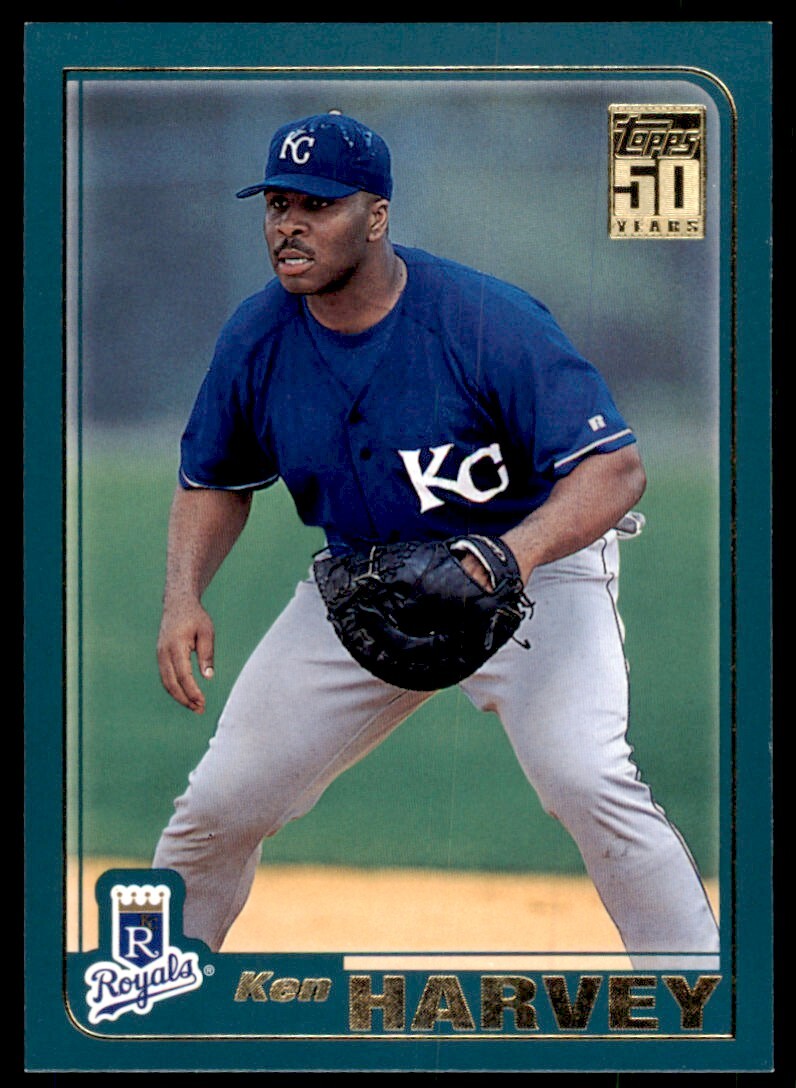 2001 TOPPS TRADED ROOKIES KEN HARVEY KANSAS CITY ROYALS #T209