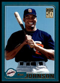 2001 TOPPS TRADED & ROOKIES BEN JOHNSON SAN DIEGO PADRES #T179