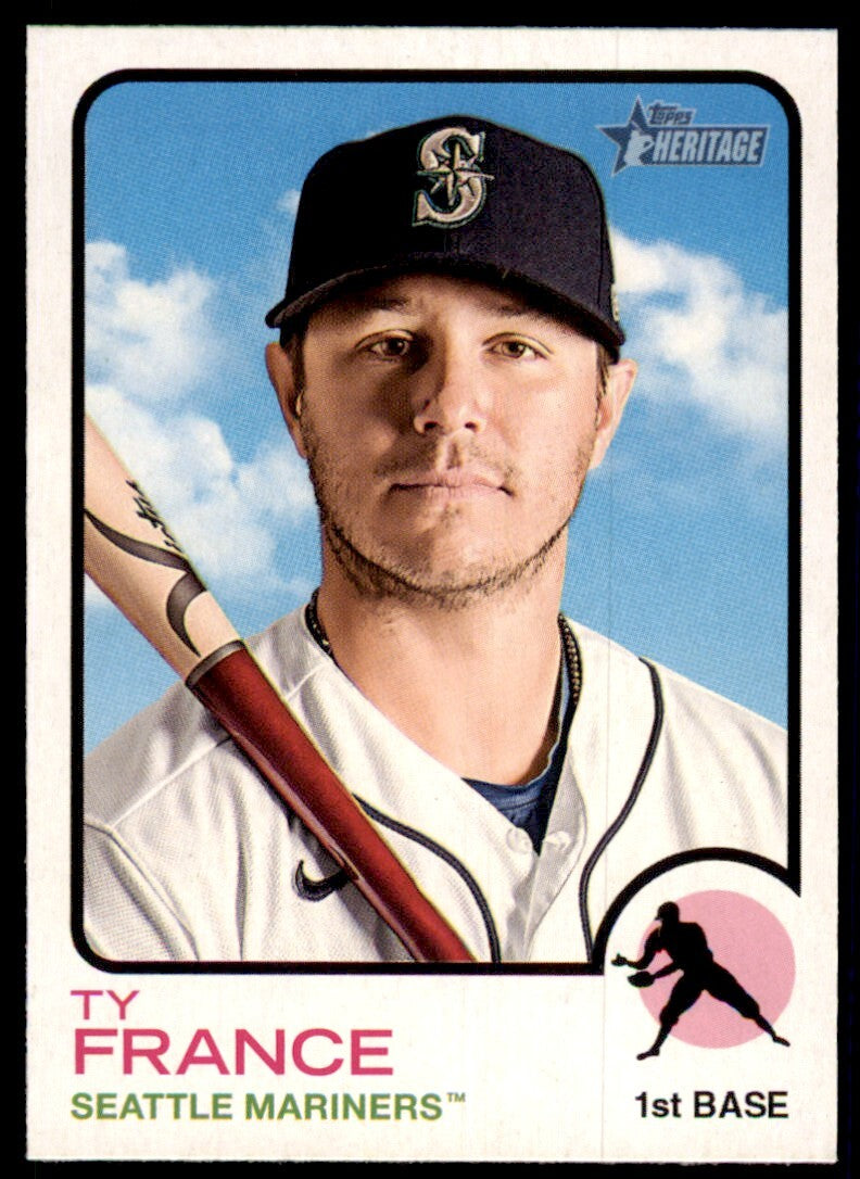 2022 TOPPS HERITAGE TY FRANCE SEATTLE MARINERS #136