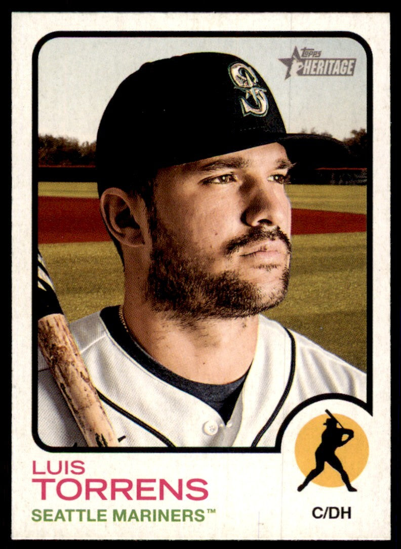 2022 TOPPS HERITAGE LUIS TORRENS SEATTLE MARINERS #343