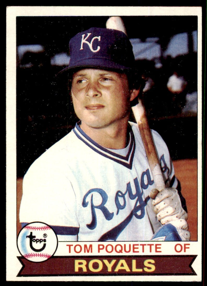 1979 TOPPS TOM POQUETTE KANSAS CITY ROYALS #476