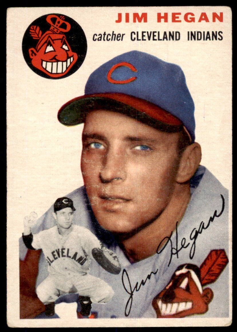 1954 TOPPS JIM HEGAN CLEVELAND INDIANS. #29