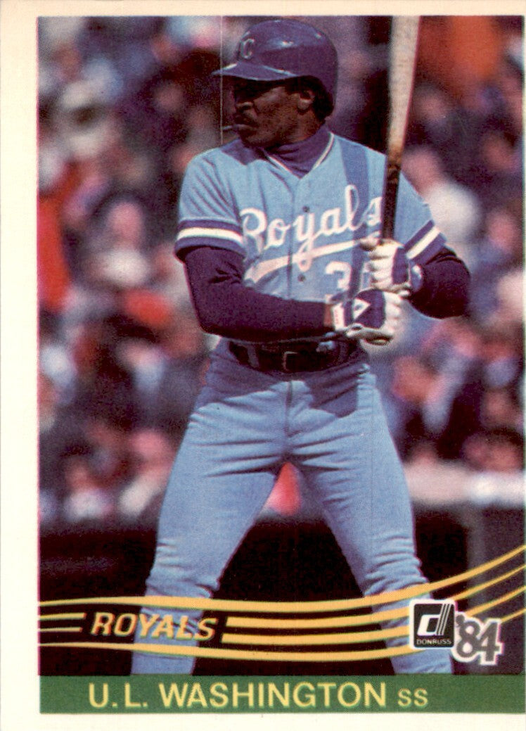 1984 DONRUSS U.L. WASHINGTON KANSAS CITY ROYALS #543