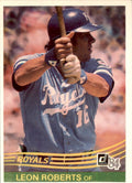 1984 DONRUSS LEON ROBERTS KANSAS CITY ROYALS #399