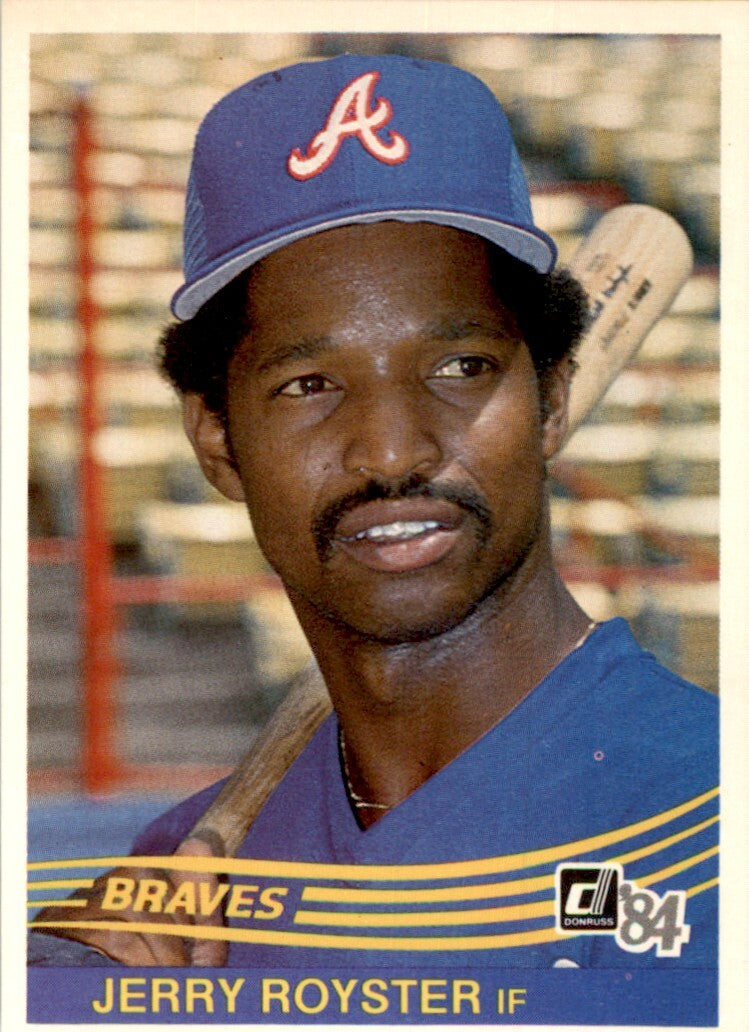 1984 DONRUSS JERRY ROYSTER ATLANTA BRAVES #531