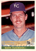 1984 DONRUSS MARK HUISMANN KANSAS CITY ROYALS #339
