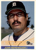 1984 DONRUSS JUAN BERENGUER DETROIT TIGERS #125