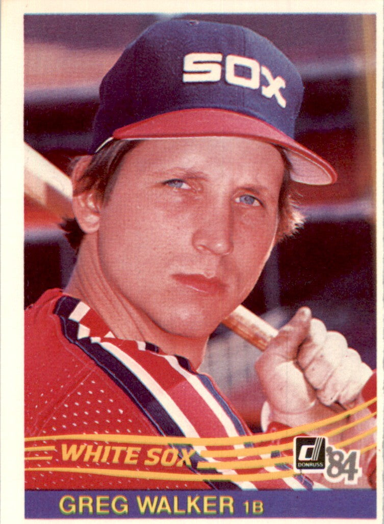 1984 Donruss Greg Walker Chicago White Sox #609