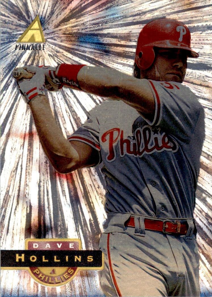 1994 PINNACLE TOPPS MUSEUM COLLECTION DAVE HOLLINS PHILADELPHIA PHILLIES #121