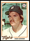 1978 TOPPS CHUCK SCRIVENER. DETROIT TIGERS #94