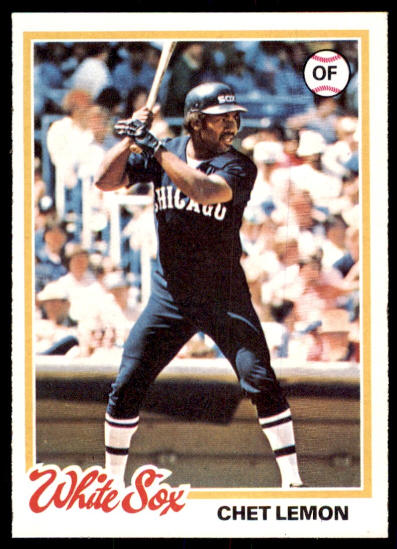 1978 TOPPS CHET LEMON CHICAGO WHITE SOX #127