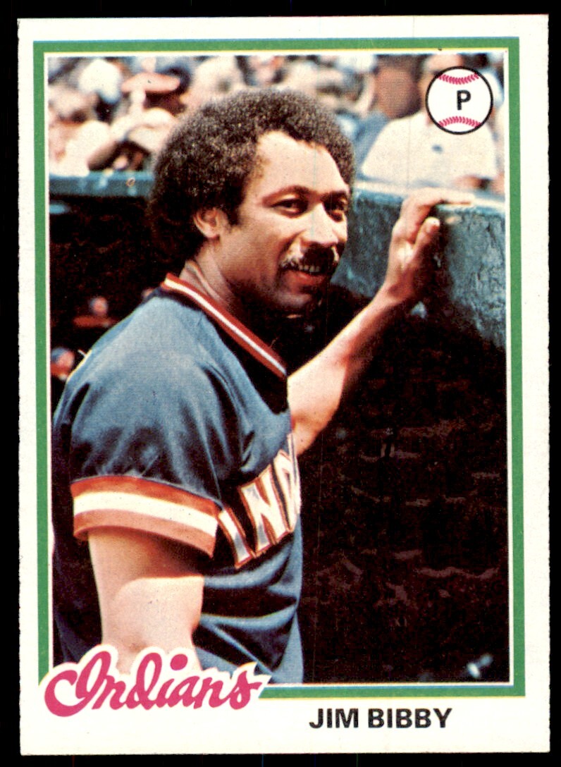 1978 TOPPS JIM BIBBY CLEVELAND INDIANS #636