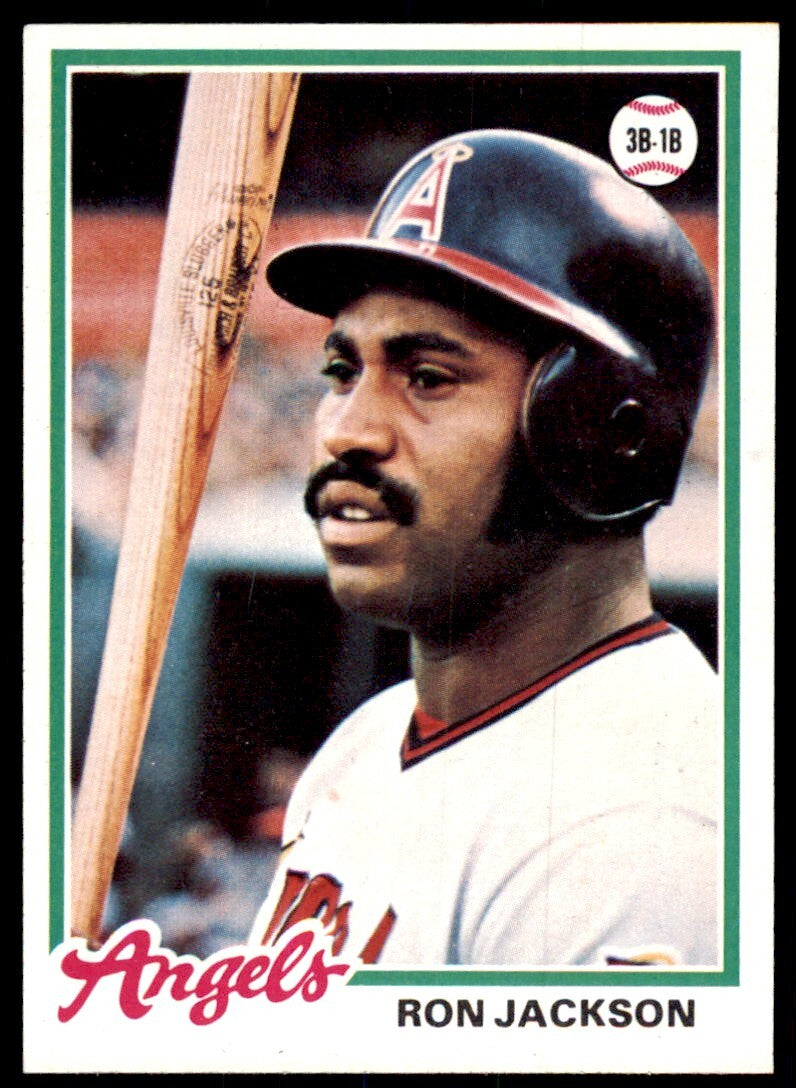 1978 TOPPS RON JACKSON CALIFORNIA ANGELS #718