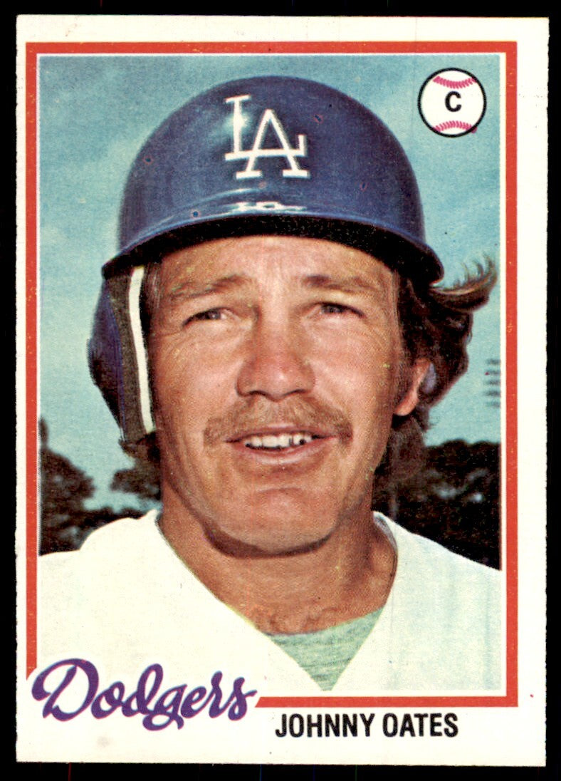 1978 TOPPS JOHNNY OATES LOS ANGELES DODGERS #508