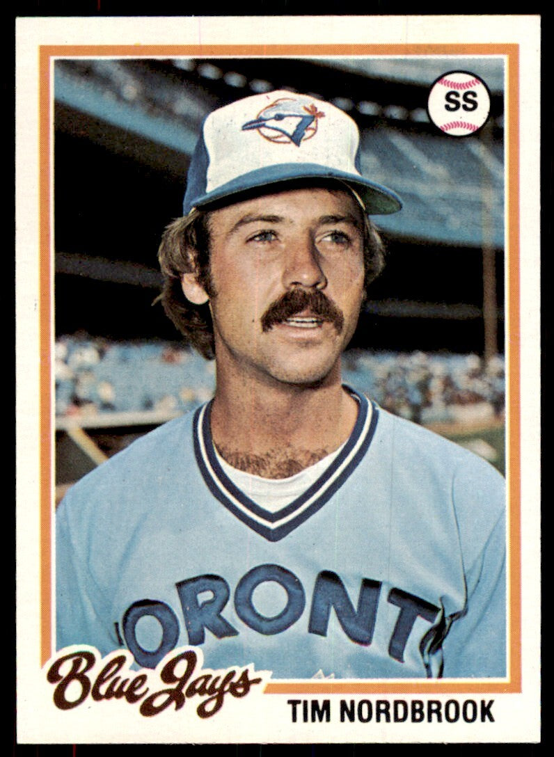 1978 TOPPS TIM NORDBROOK TORONTO BLUE JAYS #369