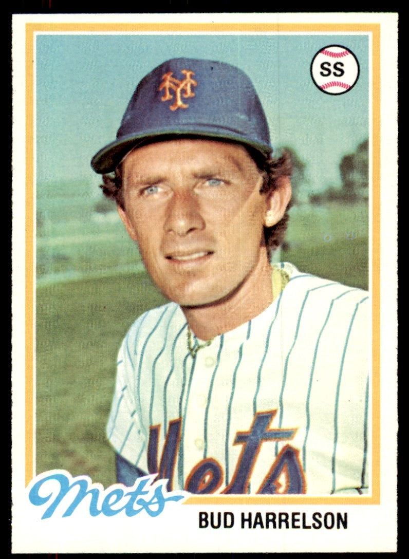 1978 TOPPS BUD HARRELSON NEW YORK METS #403