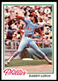 1978 TOPPS RANDY LERCH PHILADELPHIA PHILLIES #271