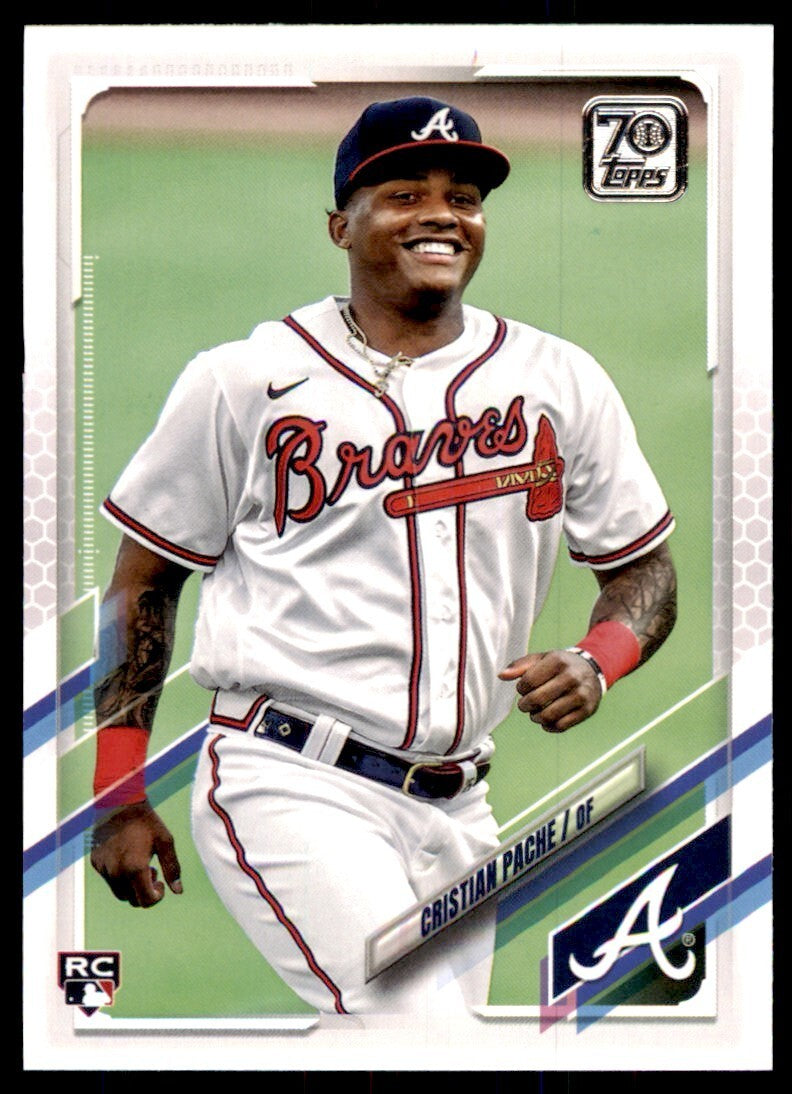 2021 TOPPS CRISTIAN PACHE ATLANTA BRAVES #187