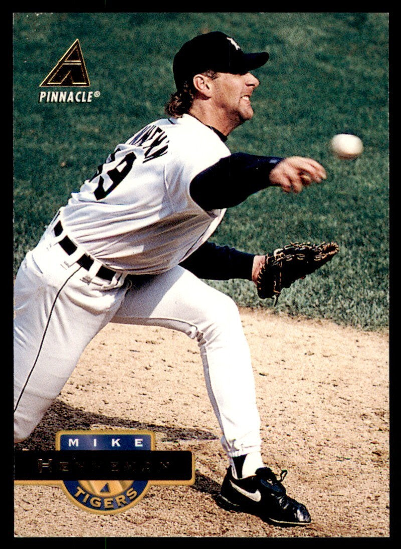 1994 PINNACLE MIKE HENNEMAN DETROIT TIGERS #154