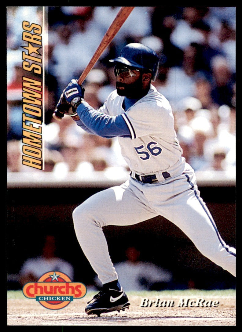 1994 PINNACLE BRIAN MCRAE* KANSAS CITY ROYALS #1 OF 28