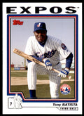2004 TOPPS TONY BATISTA MONTREAL EXPOS #506