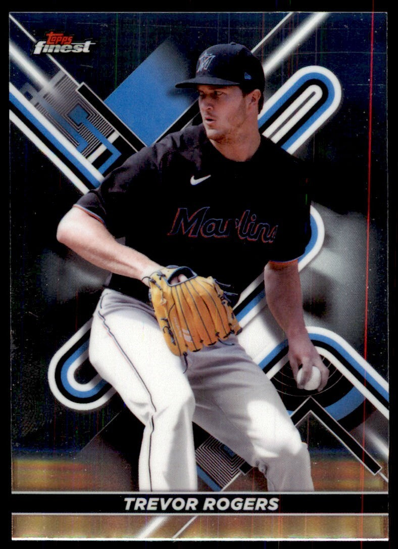 2022 TOPPS FINEST TREVOR ROGERS: MIAMI MARLINS #65