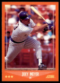 1988 SCORE GLOSSY JOEY MEYER MILWAUKEE BREWERS #75T