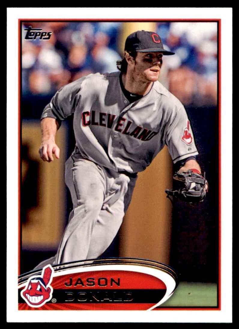 2012 TOPPS JASON DONALD CLEVELAND INDIANS #566