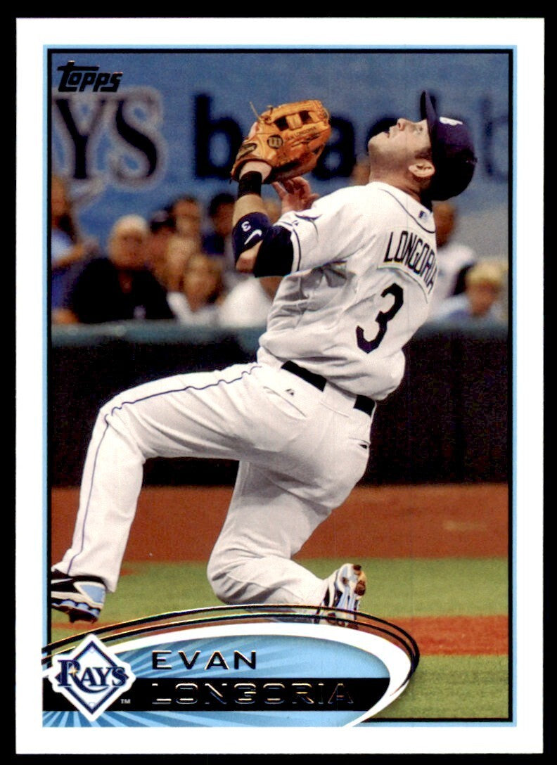2012 TOPPS EVAN LONGORIA TAMPA BAY RAYS #350