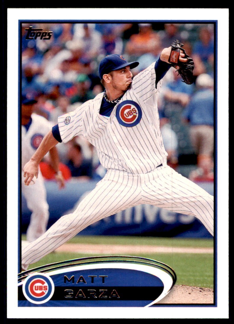 2012 TOPPS MATT GARZA CHICAGO CUBS #114
