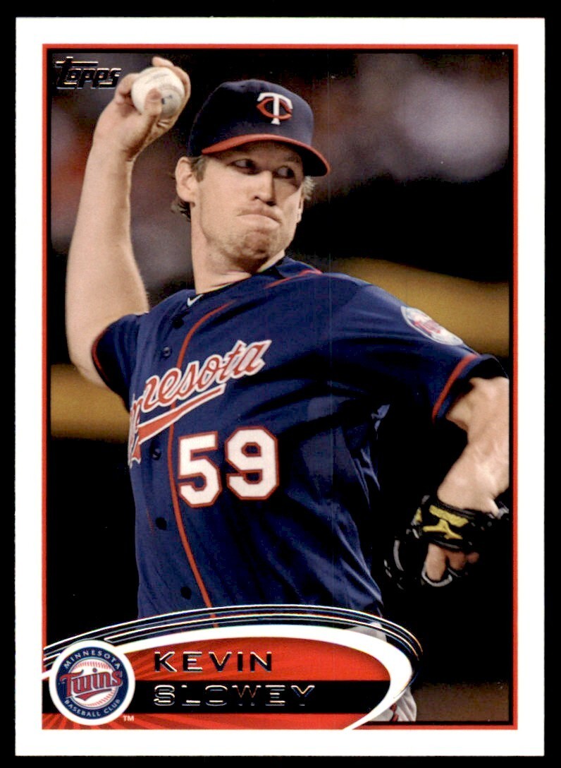 2012 TOPPS KEVIN SLOWEY MINNESOTA TWINS #111