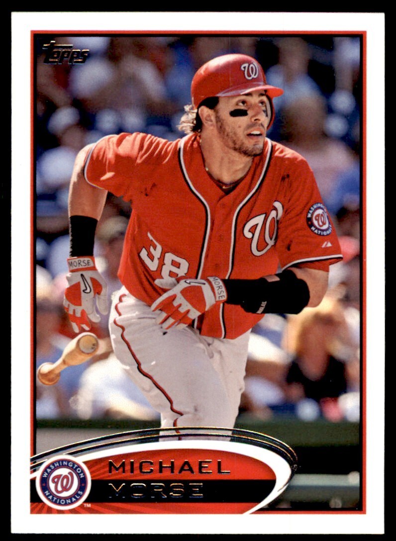 2012 TOPPS MIKE MORSE WASHINGTON NATIONALS #165