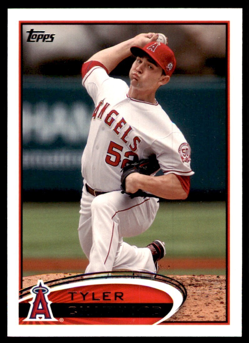2012 TOPPS TYLER CHATWOOD LOS ANGELES ANGELS #317